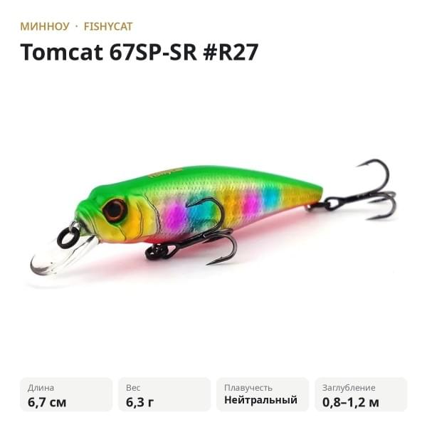 Воблер Fishycat Tomcat 67SP-SR #R27