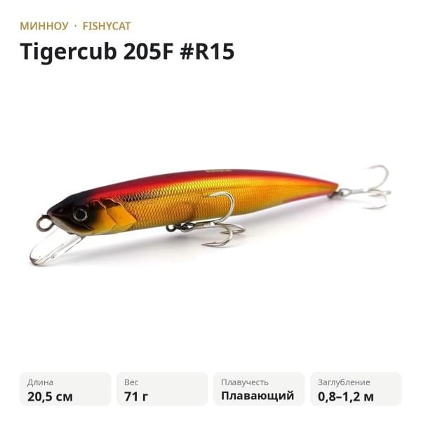 Воблер Fishycat Tigercub 205F #R15