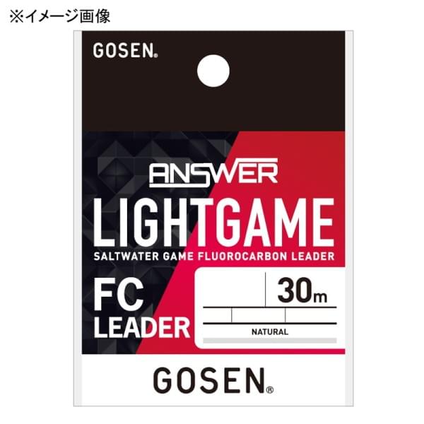 Флюрокарбон GOSEN Answer Light Game FC Leader 30m #1.2