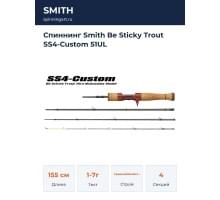 Спиннинг Smith Be Sticky Trout SS4-Custom 51UL