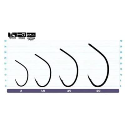 Крючки Smith для блесен Single Hook S-69 №5/0 (10шт./упак.пакет)