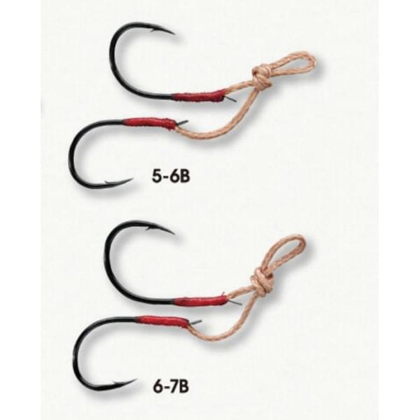 Крючки Smith для пилькеров и блесен Sure Hook Double Heavy Duty №5-6B (2шт./упак.)