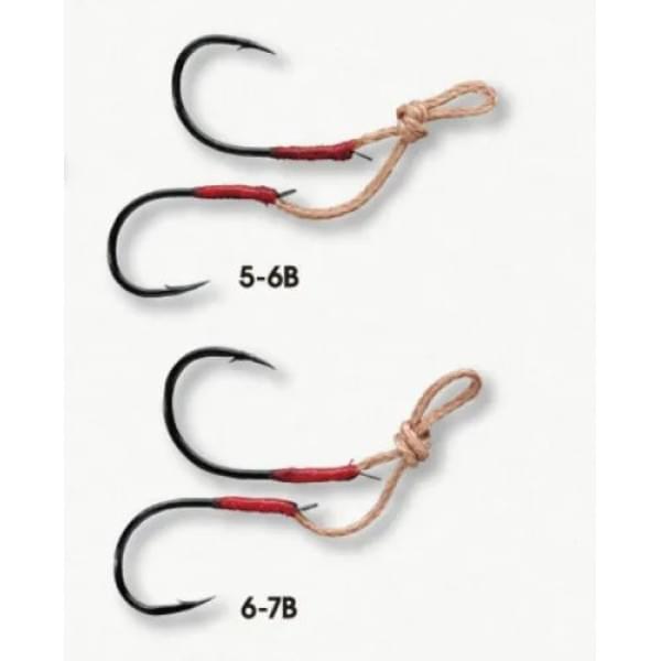 Крючки Smith для пилькеров и блесен Sure Hook Double Heavy Duty №6-7B (2шт./упак.)