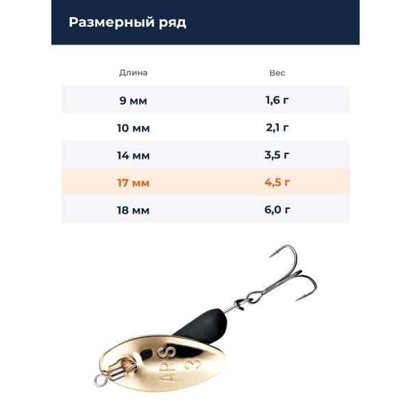 Блесна Smith AR Spinner Trout Model 4,5гр. №02