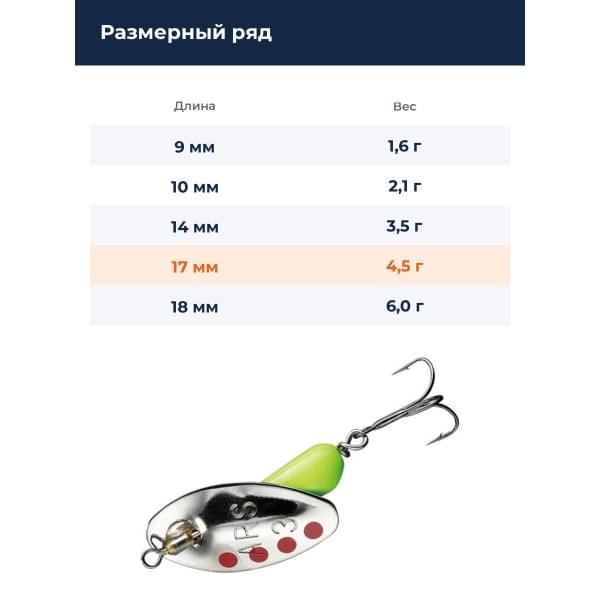 Блесна Smith AR Spinner Trout Model 4,5гр. №13