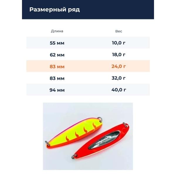 Блесна Smith Buch Japan 24,0гр. №S17
