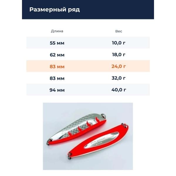 Блесна Smith Buch Japan 24,0гр. №01