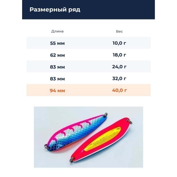 Блесна Smith Buch Japan 40,0гр. №S12