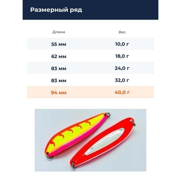 Блесна Smith Buch Japan 40,0гр. №S17