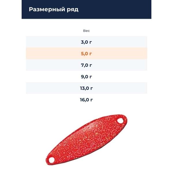 Блесна Smith Heaven 5,0гр. №06FR