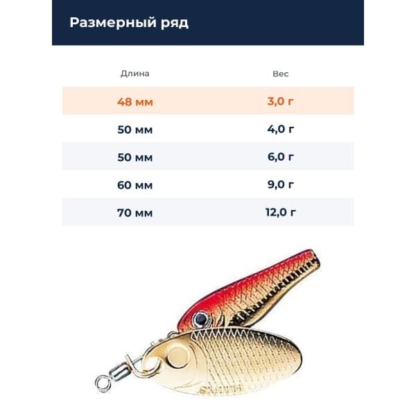 Блесна Smith Niakis 3,0гр. №06