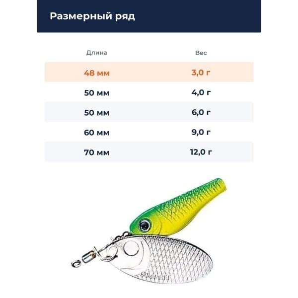 Блесна Smith Niakis 3,0гр. №17