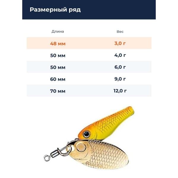 Блесна Smith Niakis 3,0гр. №18