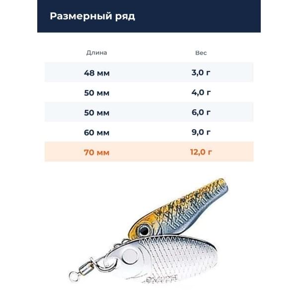 Блесна Smith Niakis 12,0гр. №05