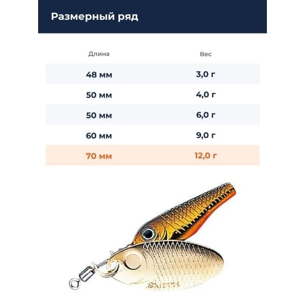 Блесна Smith Niakis 12,0гр. №07