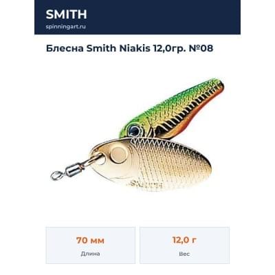 Блесна Smith Niakis 12,0гр. №08