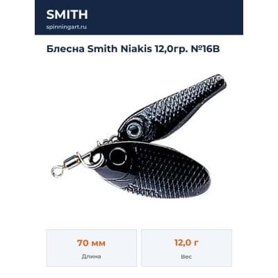 Блесна Smith Niakis 12,0гр. №16B