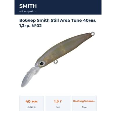 Воблер Smith Still Area Tune 40мм. 1,3гр. №02