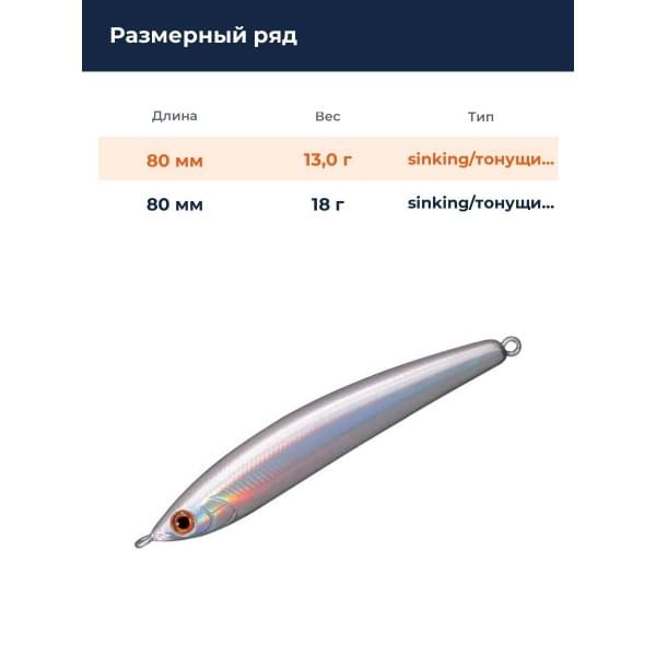 Стик Smith Troutin Surger SH 80 80мм. 13,0гр. №05