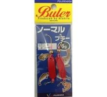 Блесна Fujiwara Normal Buler 6гр #Red 2шт