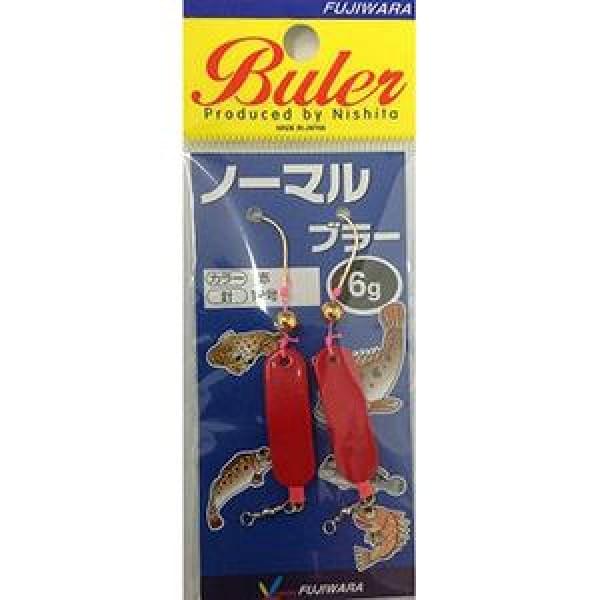 Блесна Fujiwara Normal Buler 6гр #Red 2шт