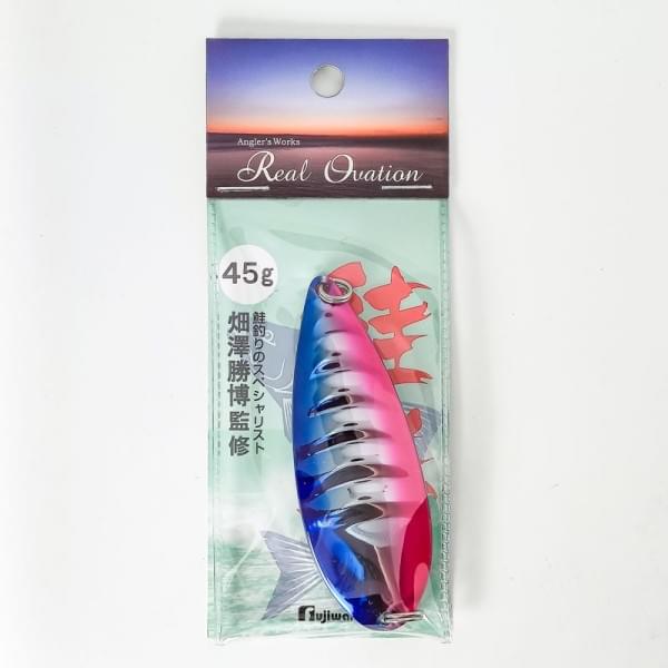 Блесна колеблющаяся Fujiwara Sake-Katz 45гр #Blue Pink