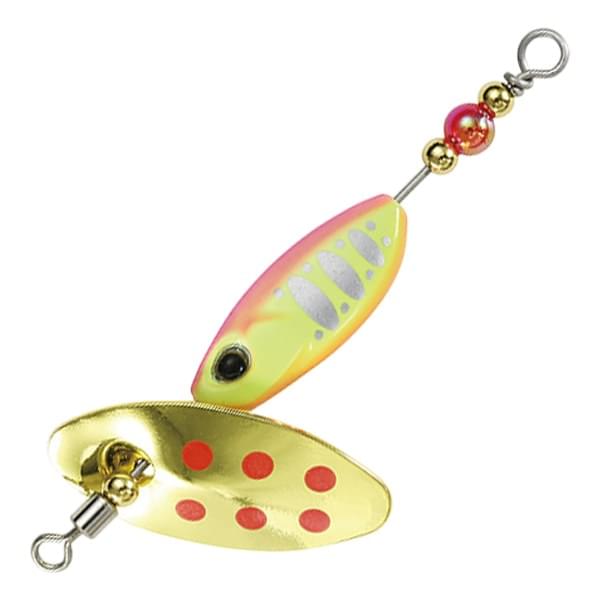 Блесна вращающаяся DUO SPEARHEAD RYUKI SPINNER 5.0G : Pink Chart Yamame (ASA4073)