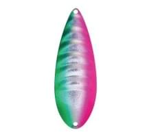 Блесна колеблющаяся Fujiwara Sake-Katz 45гр #Silver Powder Green Pink