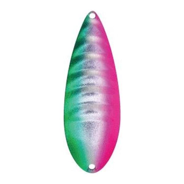 Блесна колеблющаяся Fujiwara Sake-Katz 45гр #Silver Powder Green Pink