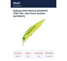 Воблер DUO REALIS ROZANTE 77SP SW : Mat Chart Sardine (ACC0547)