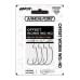 Крючок офсетный BKK Armorpoint-Offset Worm WG-HD 10/0# (3шт) (A-EW-8160) блистер