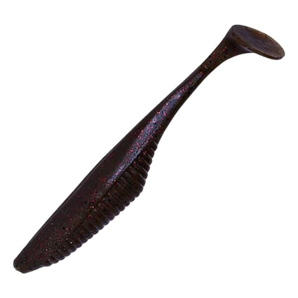 Приманка силиконовая DUO REALIS VERSA SHAD FAT 5" ELASTOMER : Green Pumpkin Red Flake (F018)