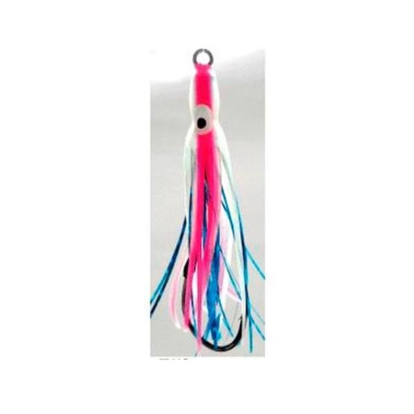 Крючок-ассист Fujiwara Katz-Tako #18 с октопусом 2" #FW6 Glow Pink