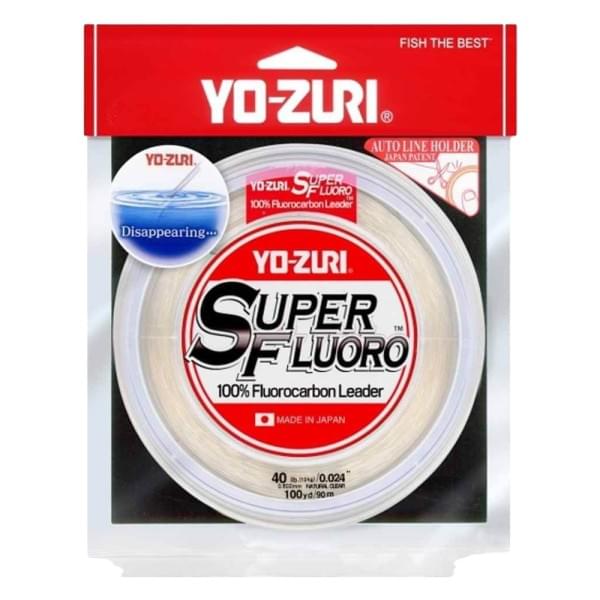 Флюорокарбон YO-ZURI SUPERFLUORO 100YDS 20Lbs 9kg (0.380mm)