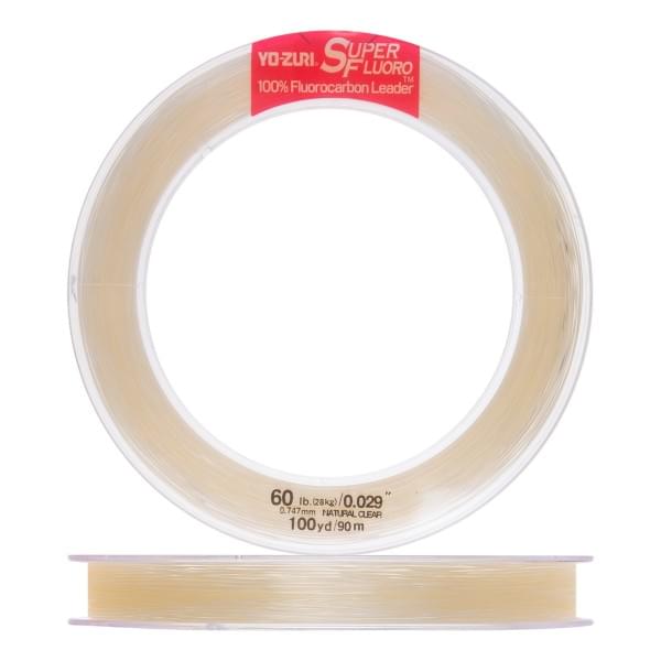 Флюорокарбон YO-ZURI SUPERFLUORO 100YDS 60Lbs 28kg (0.747mm)