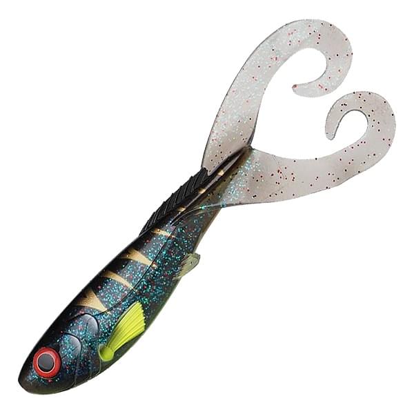 Приманка силиконовая Abu Garcia Beast Twintail 21cm 4шт #Shadow Tiger