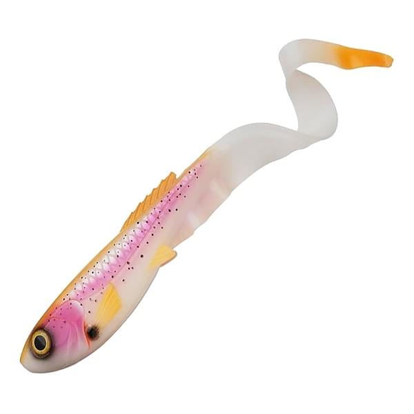 Приманка силиконовая Abu Garcia Beast Curltail 21cm 4шт #Albino Trout