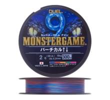 Шнур плетеный Duel Monster Game 9 Vertical #2.0 300м  18кг 0.24мм (5 color)
