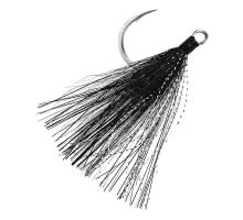 Крючок одинарный с опушкой BKK Lone Diablo Bucktail Black #3/0 (3шт)