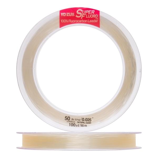 Флюорокарбон YO-ZURI SUPERFLUORO 100YDS 50Lbs 22kg (0.645mm)