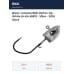 Джиг-головка BKK Refrax Jig - White (A-EA-3867) - 1/8oz - 3/0# (3шт)