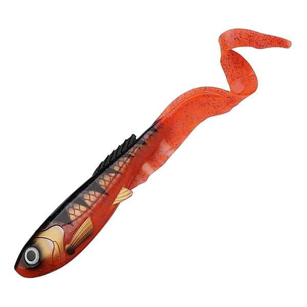 Приманка силиконовая Abu Garcia Beast Curltail 21cm 4шт #Red Tiger