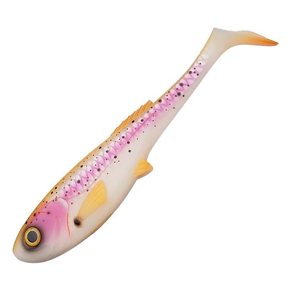 Приманка силиконовая Abu Garcia Beast Slim Paddle 21cm 4шт #Albino Trout