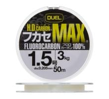 Флюорокарбон Duel H.D,Carbon Max Fluorocarbon 100% 50м #1,5 (0,205мм) 3kg