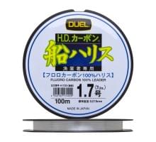 Флюорокарбон Duel H.D,Carbon Fune Leader Fluorocarbon 100% 100м #1,7 (0,215мм) 3,4kg