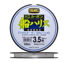 Флюорокарбон Duel H.D,Carbon Fune Leader Fluorocarbon 100% 100м #3,5 (0,31мм) 6,4kg