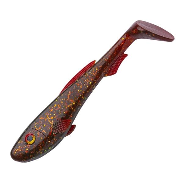 Приманка силиконовая Abu Garcia Beast Paddle Tail 210mm Lava Motoroil