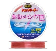 Флюорокарбон Duel Pink Fluorocarbon Fish Cannot See 50m 30Lbs 13kg (0.470mm)