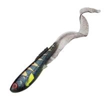 Приманка силиконовая Abu Garcia Beast Curltail 21cm 4шт #Shadow Tiger