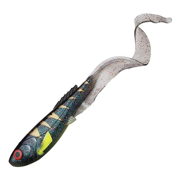 Приманка силиконовая Abu Garcia Beast Curltail 21cm 4шт #Shadow Tiger